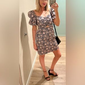 Boden mini dress with cut-out detail